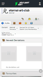 Mobile Screenshot of eternal-art-club.deviantart.com