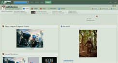 Desktop Screenshot of cattybonbon.deviantart.com