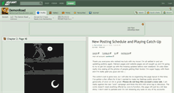 Desktop Screenshot of demonroad.deviantart.com