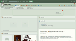 Desktop Screenshot of neonclover.deviantart.com