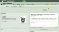 Desktop Screenshot of kanzie-impatience.deviantart.com