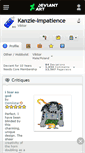Mobile Screenshot of kanzie-impatience.deviantart.com