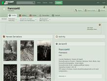 Tablet Screenshot of francozetti.deviantart.com