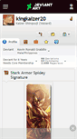 Mobile Screenshot of kingkaizer20.deviantart.com