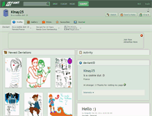 Tablet Screenshot of kinay25.deviantart.com