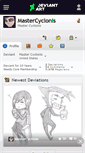 Mobile Screenshot of mastercyclonis.deviantart.com