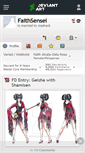 Mobile Screenshot of faithsensei.deviantart.com