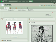 Tablet Screenshot of faithsensei.deviantart.com