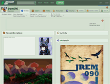 Tablet Screenshot of jrem090.deviantart.com