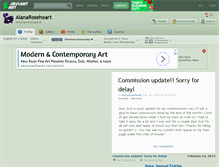 Tablet Screenshot of alanaroseheart.deviantart.com