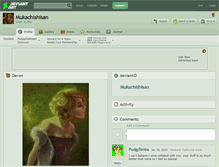 Tablet Screenshot of mukachishisan.deviantart.com