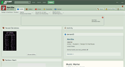 Desktop Screenshot of marziba.deviantart.com