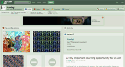 Desktop Screenshot of kundagi.deviantart.com