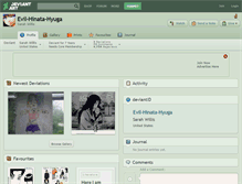 Tablet Screenshot of evil-hinata-hyuga.deviantart.com