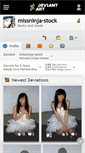 Mobile Screenshot of missninja-stock.deviantart.com