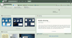 Desktop Screenshot of emmanemma.deviantart.com
