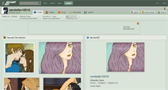 Desktop Screenshot of narutofan10010.deviantart.com
