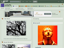 Tablet Screenshot of lambypie.deviantart.com