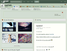 Tablet Screenshot of ieatstars.deviantart.com