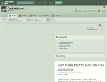 Tablet Screenshot of cupkakielove.deviantart.com