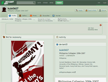 Tablet Screenshot of kule0607.deviantart.com