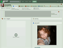 Tablet Screenshot of emodollie.deviantart.com