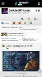 Mobile Screenshot of darkjediprincess.deviantart.com