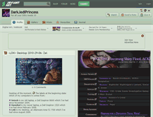 Tablet Screenshot of darkjediprincess.deviantart.com