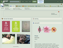 Tablet Screenshot of doysa.deviantart.com