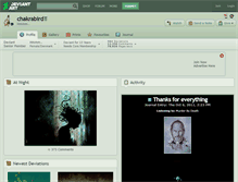 Tablet Screenshot of chakrabird.deviantart.com