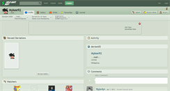Desktop Screenshot of mykee92.deviantart.com