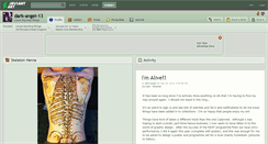 Desktop Screenshot of dark-angel-13.deviantart.com