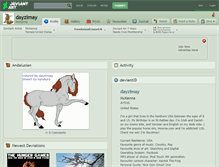 Tablet Screenshot of dayzimay.deviantart.com