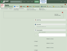 Tablet Screenshot of dokiis.deviantart.com