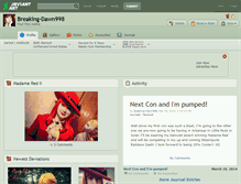 Tablet Screenshot of breaking-dawn998.deviantart.com