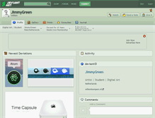 Tablet Screenshot of jimmygreen.deviantart.com