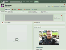 Tablet Screenshot of dannystarr.deviantart.com