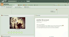 Desktop Screenshot of pechucky.deviantart.com