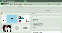 Desktop Screenshot of elijah-wolf.deviantart.com