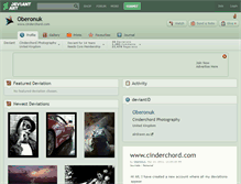 Tablet Screenshot of oberonuk.deviantart.com