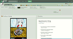 Desktop Screenshot of lukameguirine.deviantart.com