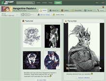 Tablet Screenshot of manganime-passion.deviantart.com