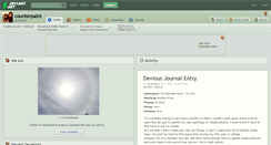 Desktop Screenshot of counterpaint.deviantart.com