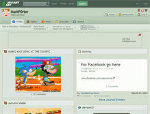 Tablet Screenshot of markp0rter.deviantart.com