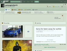 Tablet Screenshot of lamborghinifan93.deviantart.com