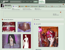 Tablet Screenshot of morwynn.deviantart.com