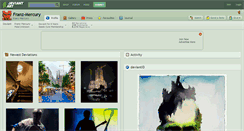 Desktop Screenshot of franz-mercury.deviantart.com