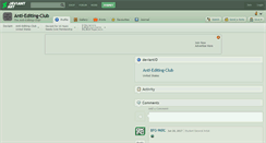 Desktop Screenshot of anti-editing-club.deviantart.com