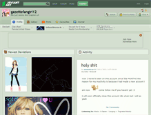 Tablet Screenshot of gazettefangirl12.deviantart.com