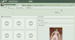 Desktop Screenshot of latexdollanimago.deviantart.com